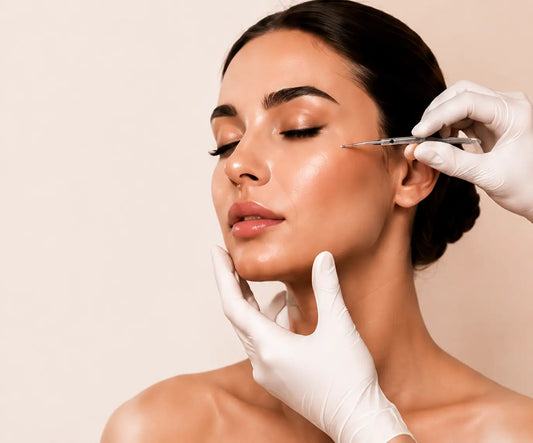 Försäljningssida för botox och fillers LuxyBelle Clinic