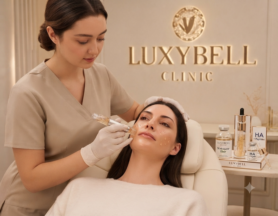 A luxurious and customized skincare treatment